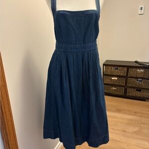 Denim Blue Sleeveless Dress